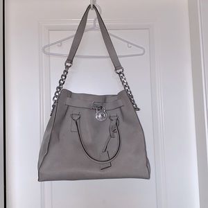 Grey Michael Kors purse